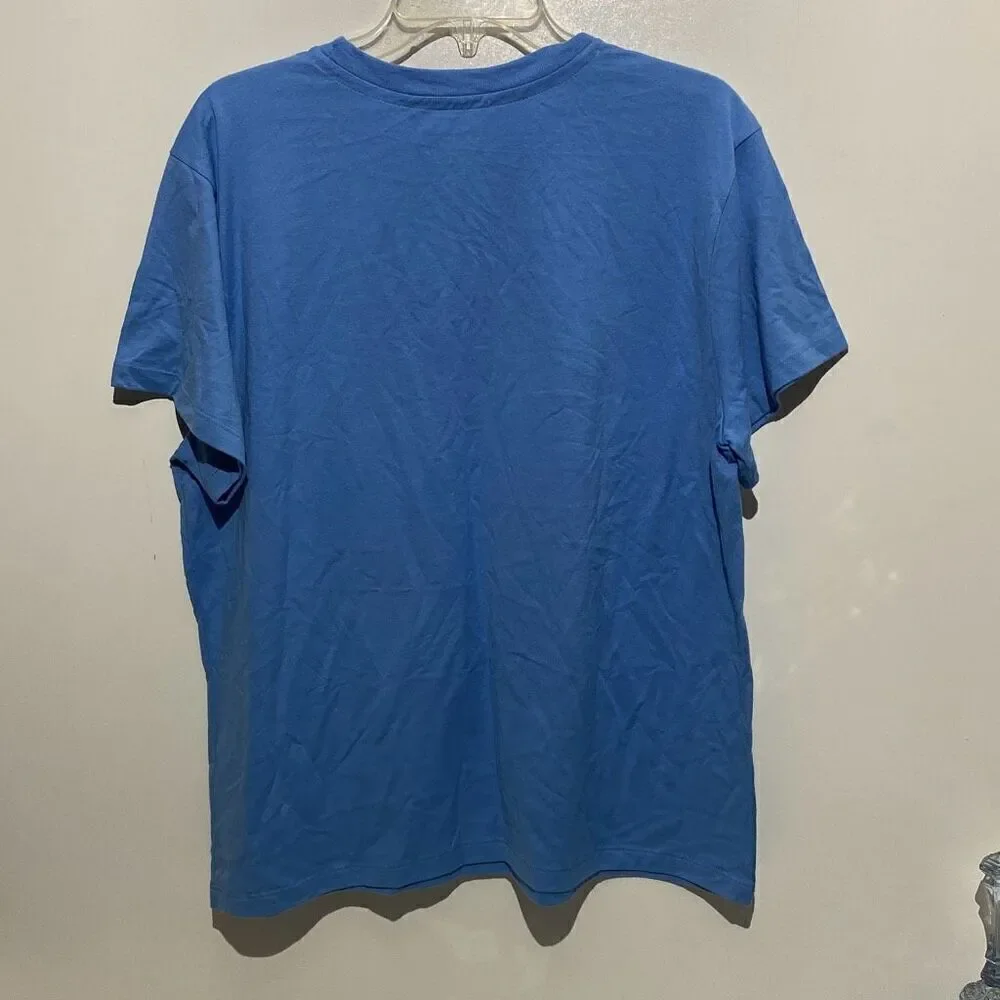 Champion Men's Blue Crew Neck Short Sleeve‎ Authentic Athletic T-Shirt Size XL - Picture 2 of 6